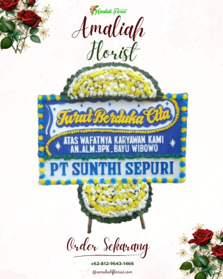 Papan Bunga Duka di Mangoli Utara Timur